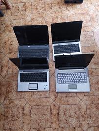 6 notebook di varie marche: Hp, Acer, Packardbell