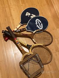 racchette vintage da tennis