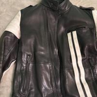 Giacca in pelle Moto Armani collezioni