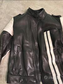 Giacca in pelle Moto Armani collezioni