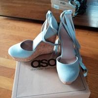 scarpe con zeppa in sughero 