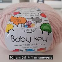 10 gomitoli+ 1 omaggio rosa cipria
