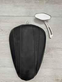Sella vintage piu specchietto Harley Davidson 883