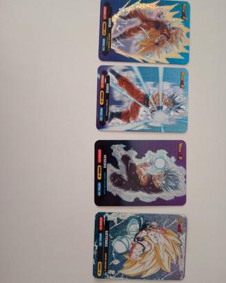 carte Dragonball super e Dragonball Z speciali