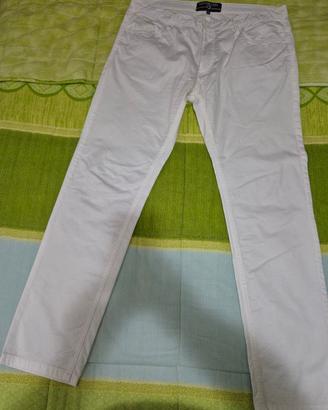 Pantalone estivo Cotton & Silk tg.50 Bianco