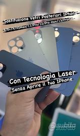 Sostz.Vetri Posteriore IPhone X,Xs,11,12,13,14 pro