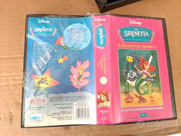 VHS 📼 La Sirenetta "Il Balenottero Smarrito" Vol.