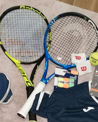 racchette da tennis 1 babolat/head nuove mai usate