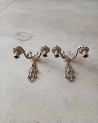 Lampadario o porta candele da parte. 
