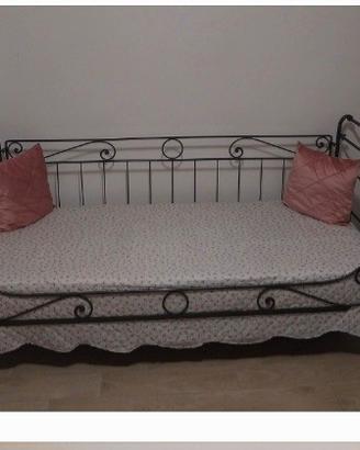 Letto nuovo singolo ferro battuto