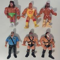 LOTTO 6 EROI DEL WRESTLING WWF GIG PRIMA SERIE