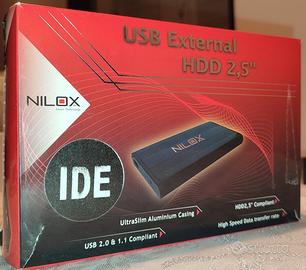 Box esterno USB 2.0 per Hard Disk IDE 2,5 nuovo