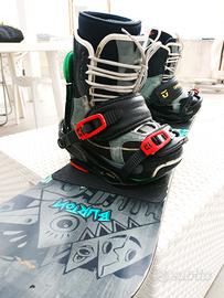 snowboard+attacchi+scarponi  bambino 