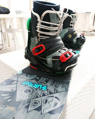 snowboard+attacchi+scarponi  bambino 
