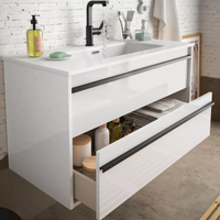 Mobile lavabo sospeso due cassetti