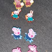 

peppa pig clip per crocs ciabatte bambina 8 pz