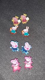 

peppa pig clip per crocs ciabatte bambina 8 pz