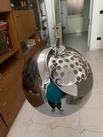 Lampario pendente argento