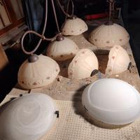 lampadari ferro battuto 