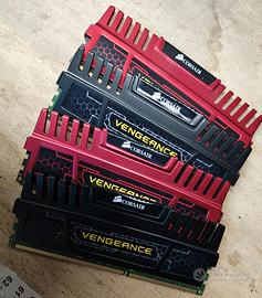 RAM Corsair 4 banchi DDR 3 Vengeance