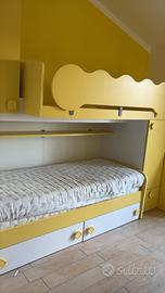 Cameretta due letti con soppalco