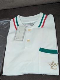 Polo "Trussardi Sport" Olimpiadi Seoul nuova.