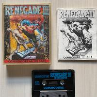 Gioco Renegade 3 per Commodore 64 (1989) cassetta