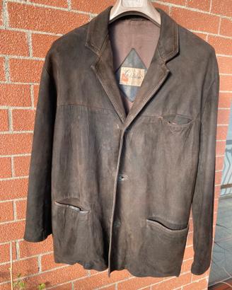 Giacca pelle renna vintage anni 80