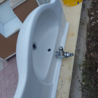 Lavabo bagno da appendere o da appoggio su mobile