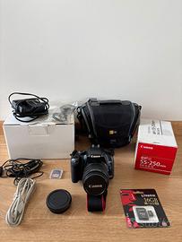 Canon EOS 450D più obiettivo EFS55-250mm