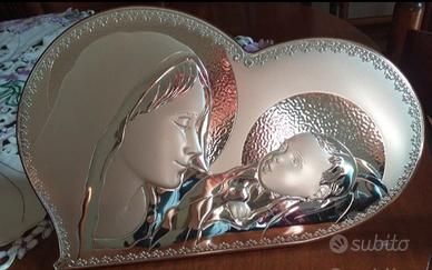 capezzale in argento e legno 