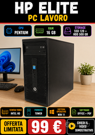 PC Fisso Pc  Pentium  8 GB  SSD 120GB Win11