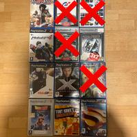 Set 8 videogiochi CIB ps2 anche singoli