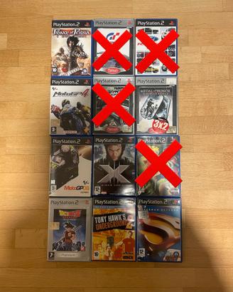 Set 8 videogiochi CIB ps2 anche singoli