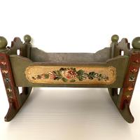 Culla tirolese a dondolo cm. 33x24x22