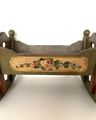 Culla tirolese a dondolo cm. 33x24x22