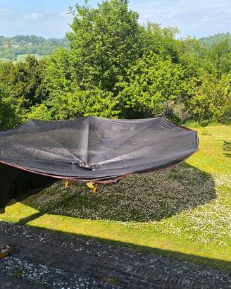 Ombrello motorizzato e telecomandato per olive