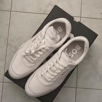 Sneakers BOSS Titanium Uomo Pelle Bianche EU 43