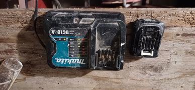 makita dc10sa batteria 2a 10.8v