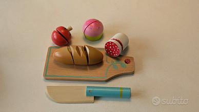 Cibo da tagliare con velcro - legno Djeco