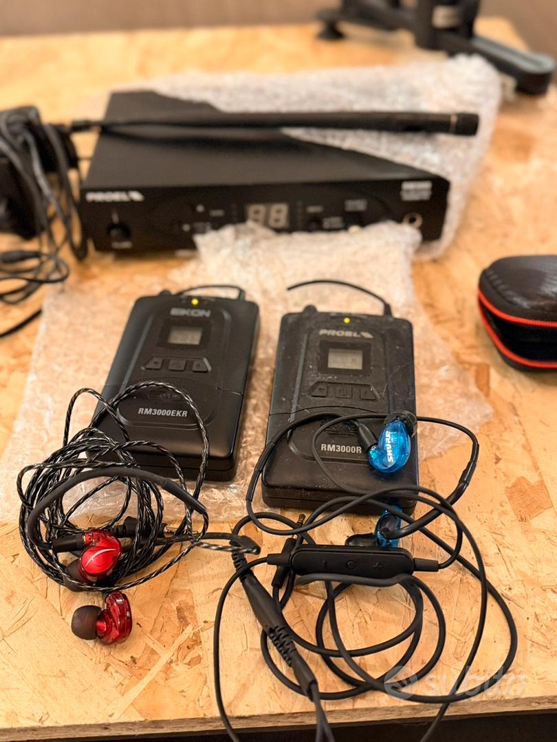 Sistema In Ear monitor x2 - Musica e Film In vendita a Viterbo