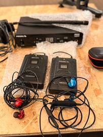 Sistema In Ear monitor x2 - Musica e Film In vendita a Viterbo