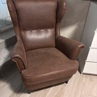 Poltrona simil pelle