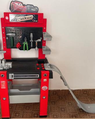 Banco da lavoro Cars Smoby con pista di salto