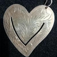 Pendente vintage da donna argento 925.