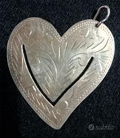 Pendente vintage da donna argento 925.