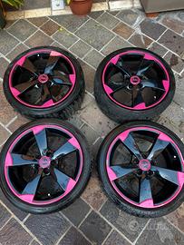 Cerchi in lega simil rotor gommati