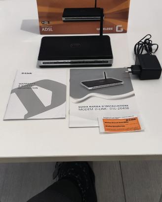 Modem D-Link DSL-2640B Modem Router Wireless