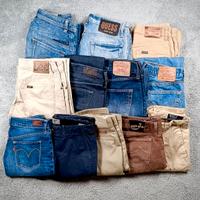 stock jeans firmati 5 € al kg (Levi's,lee,Dickies)