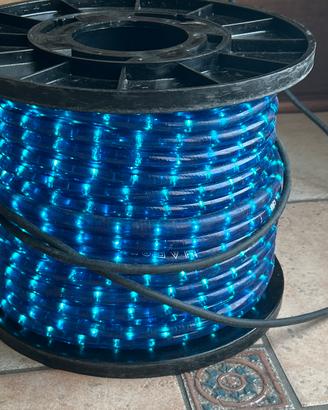 Tubo luminoso 45 mt blu.